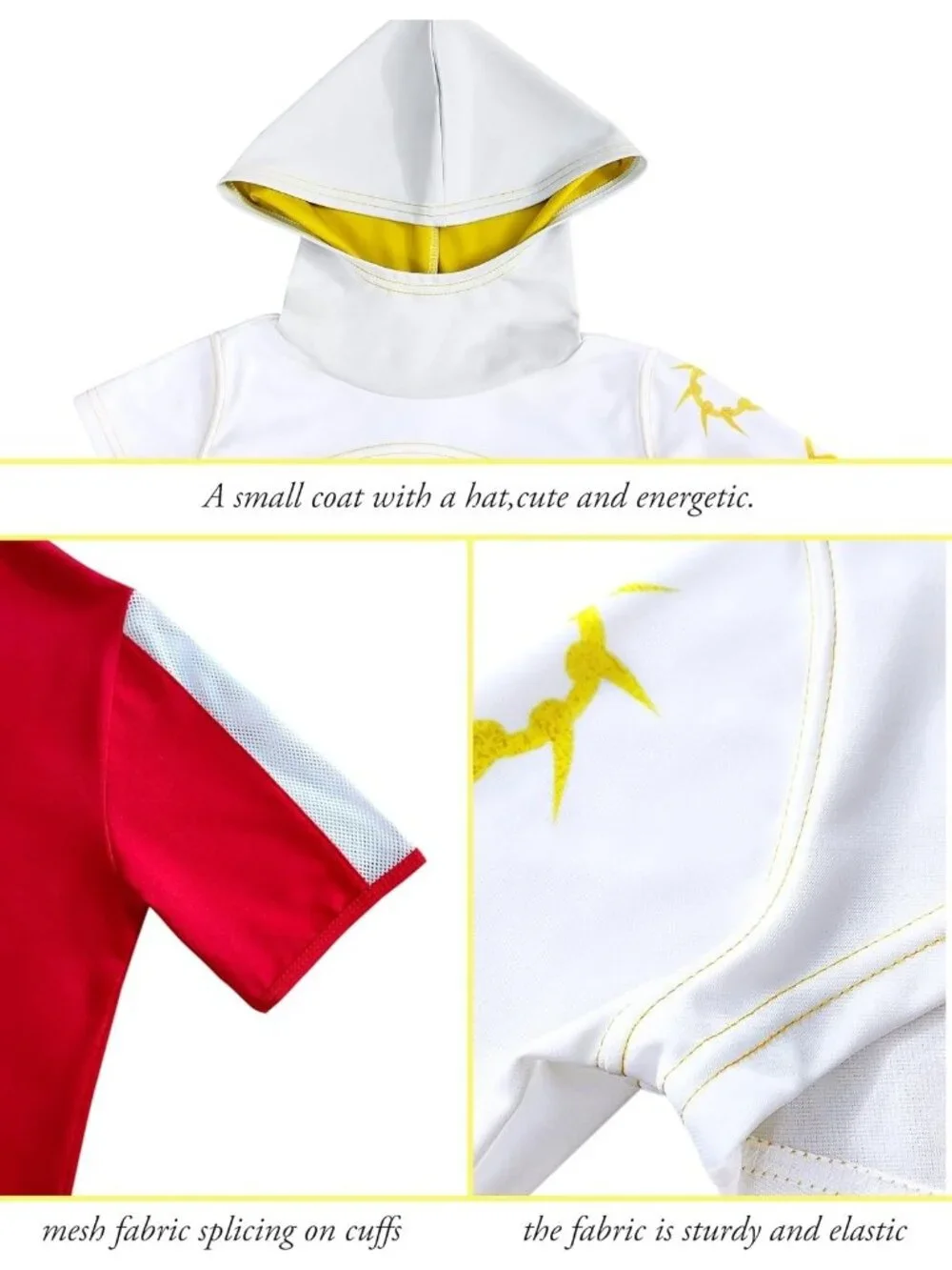 Zombie Girls Costume Halloween Cosplay Cheerleader 3PCS Uniform Kids 11-12 Years